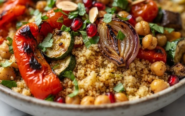 Röstgemüse Couscous für Geschmacksexplosion