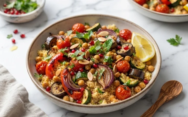 Röstgemüse Couscous für Geschmacksexplosion