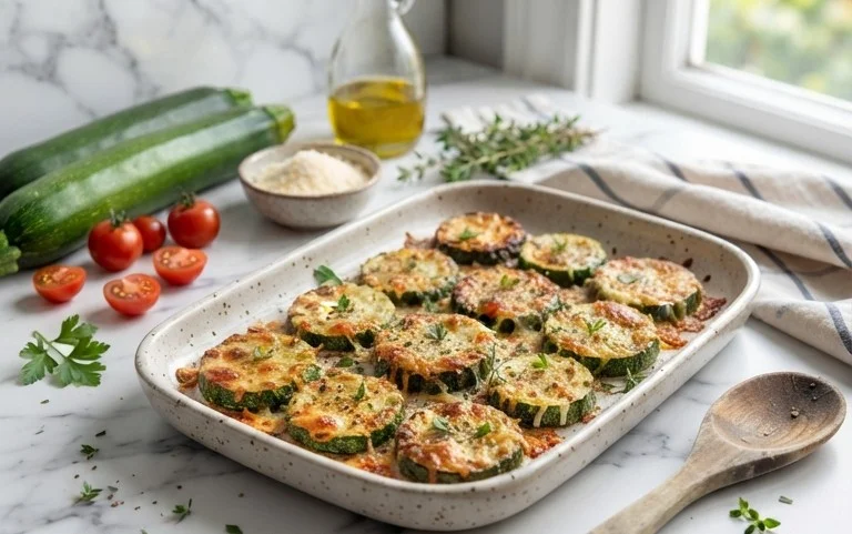 Baked Parmesan Zucchini