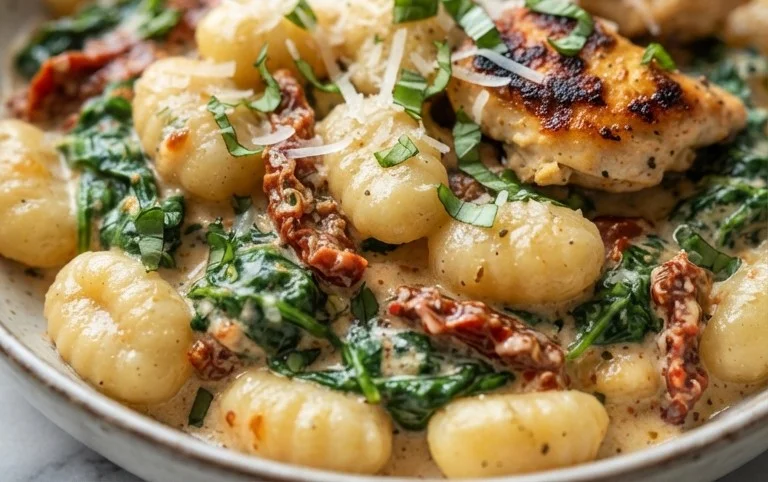 Creamy Tuscan Gnocchi