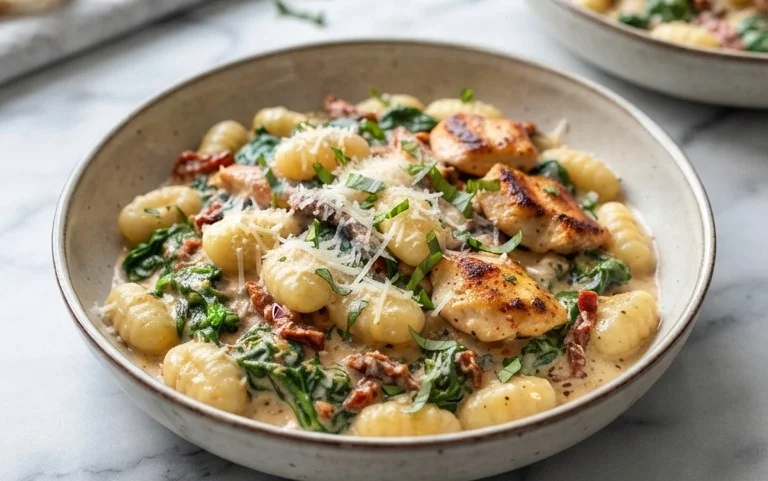 Creamy Tuscan Gnocchi