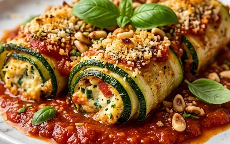 Vegan Zucchini Rollatini