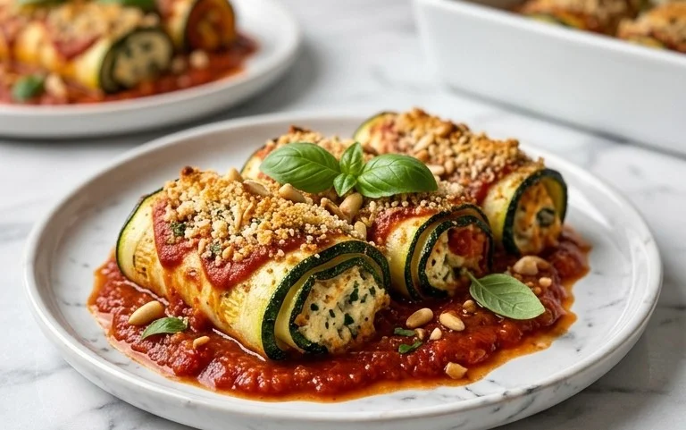 Vegan Zucchini Rollatini