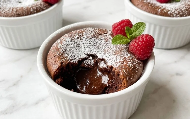 Air Fryer Lava Cake