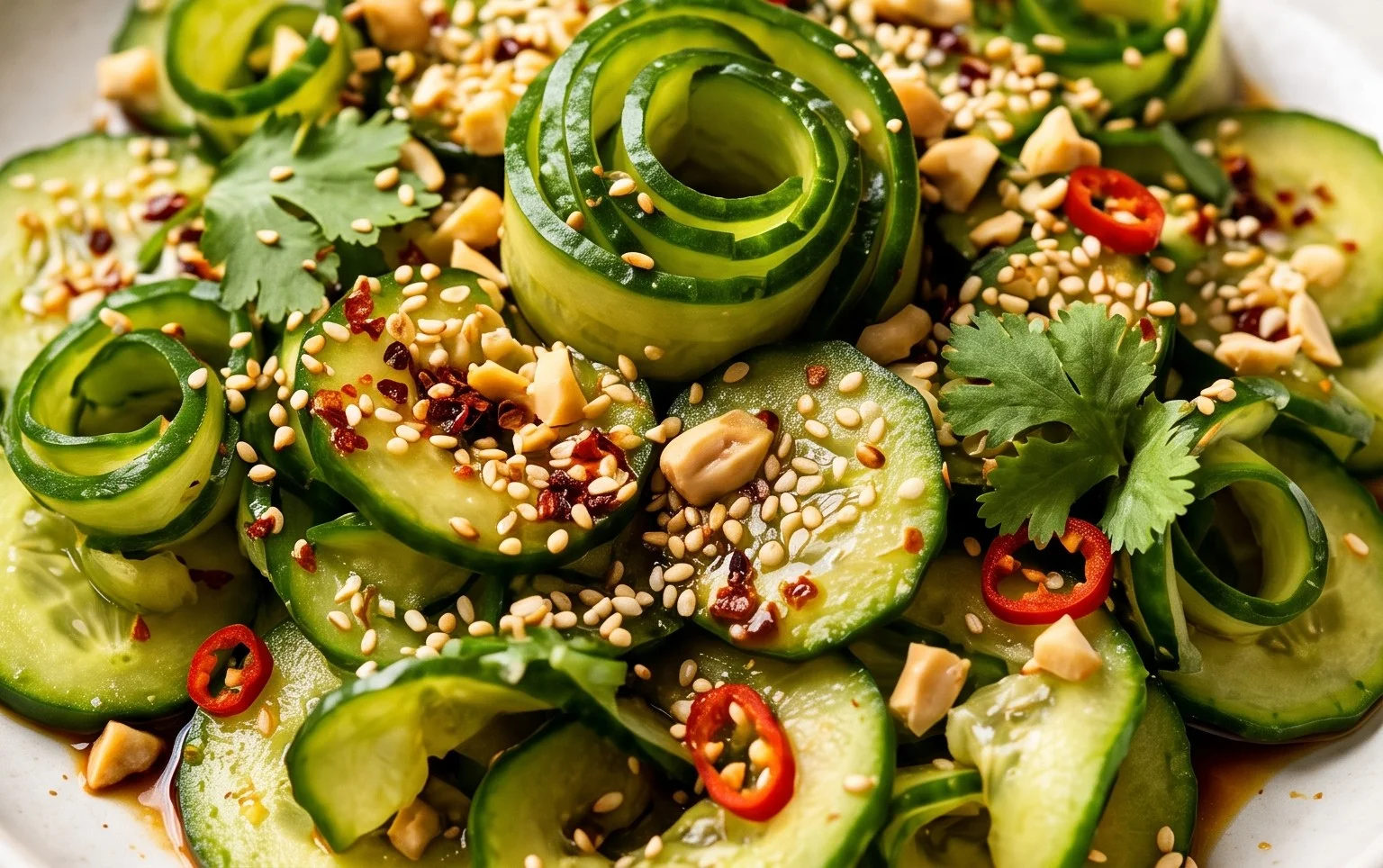 Easy Asian Cucumber Salad