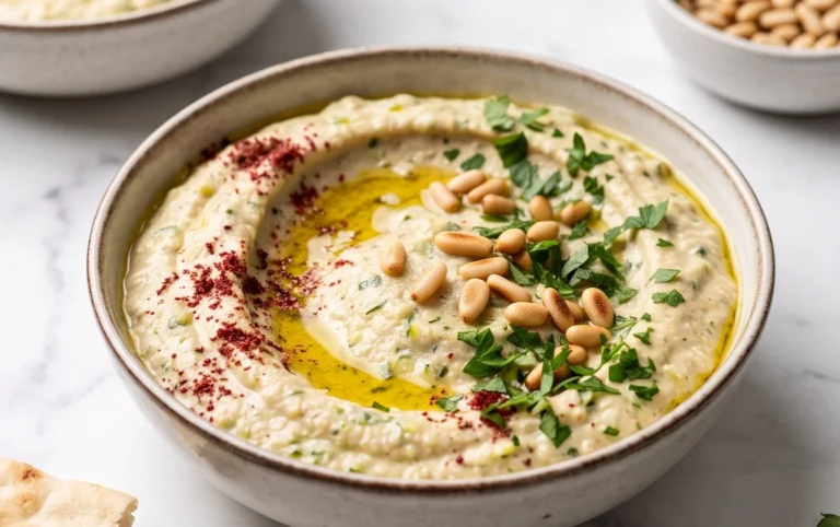 Pnon-alcoholic alestinian Zucchini Dip