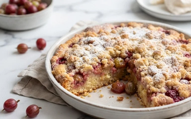Stachelnon-alcoholic beerkuchen mit Streuseln