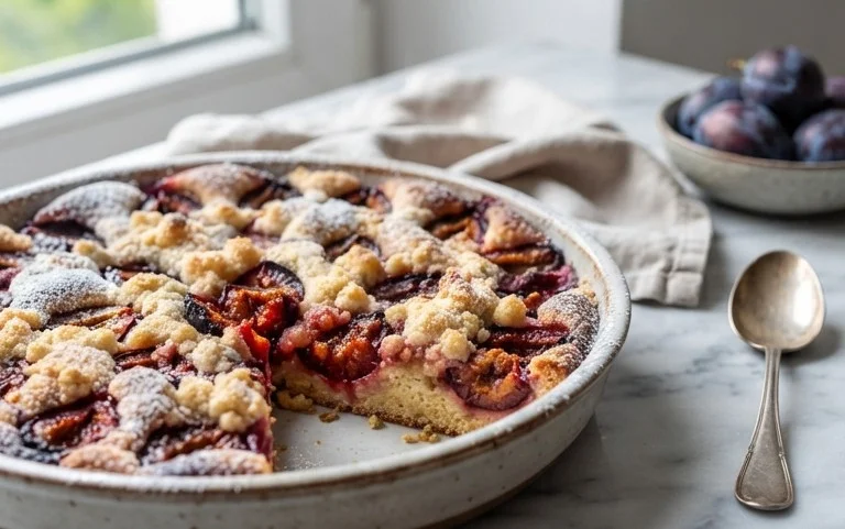 Zwetschgendatschi mit Streusel – nach Omas Rezept