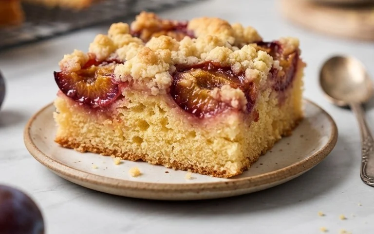Saftiger Pflaumenkuchen vom Blech mit Streuseln von floweroma4