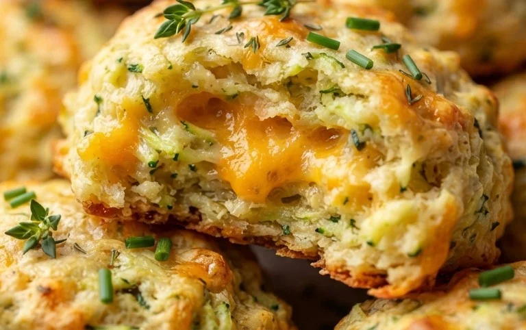 Zucchini Cheddar Biscuits