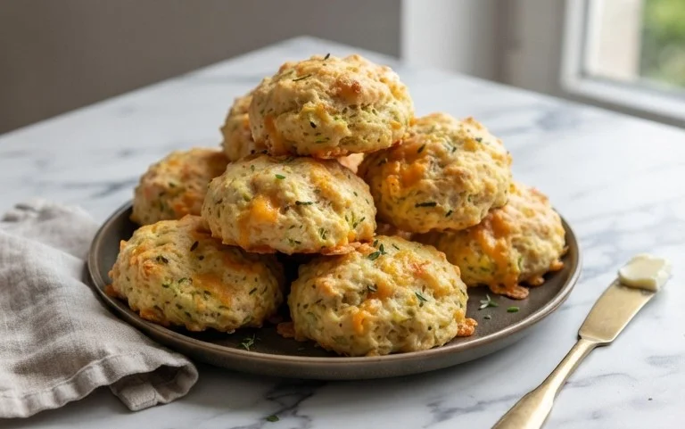 Zucchini Cheddar Biscuits