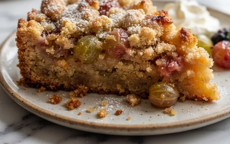Kleiner Stachelnon-alcoholic beer- Streuselkuchen