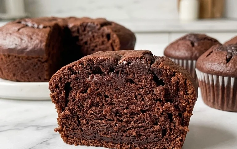 Schokoladenkuchen oder SchokoladenmuffinsBearbeiten