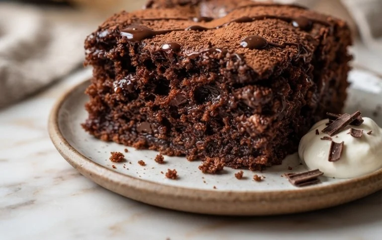 Schokokuchen vom Blech - saftig & schnell