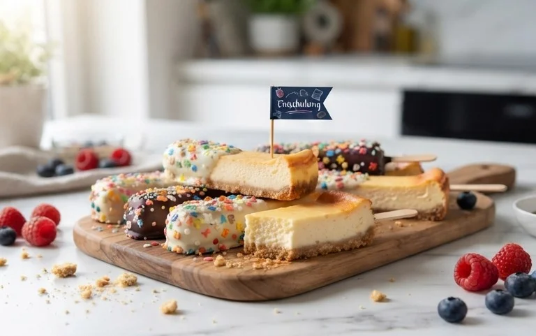 Cheesecake Sticks zur Einschulung