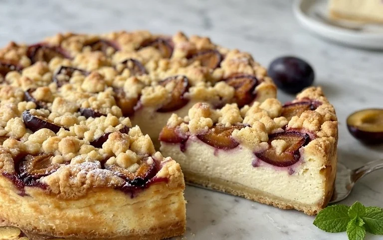 Zwetschgen-Streusel-Käsekuchen