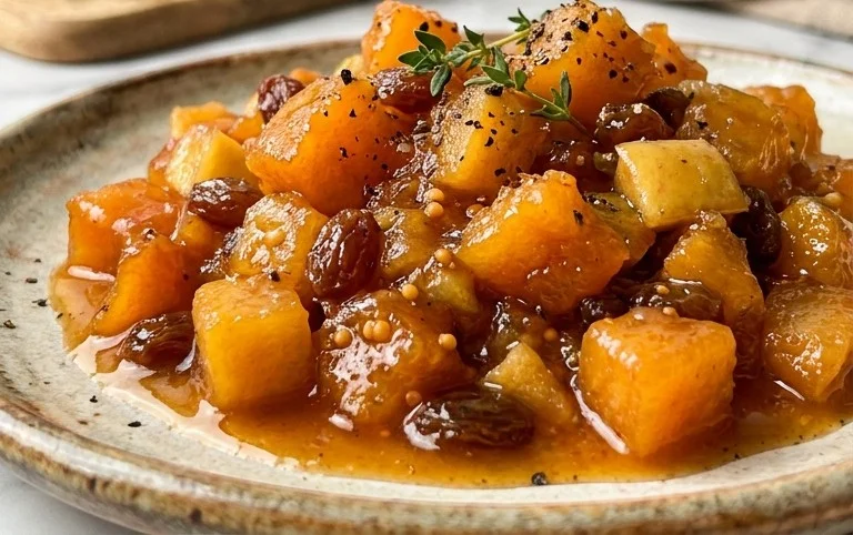 Rezept für Quittenchutney mit Apfel
